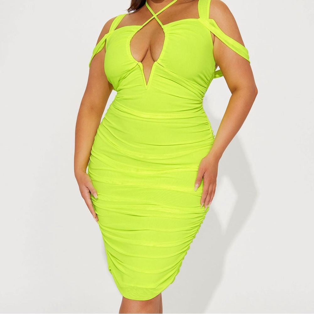 Ruched Midi Dress